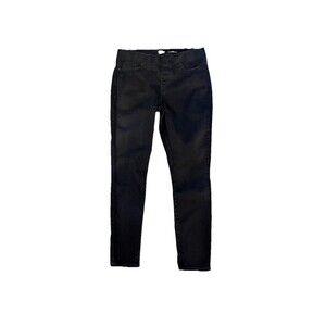 Signature By Levi Strauss Womens Black 14 W32 Shaping Pull-On Super Skinny Jeans